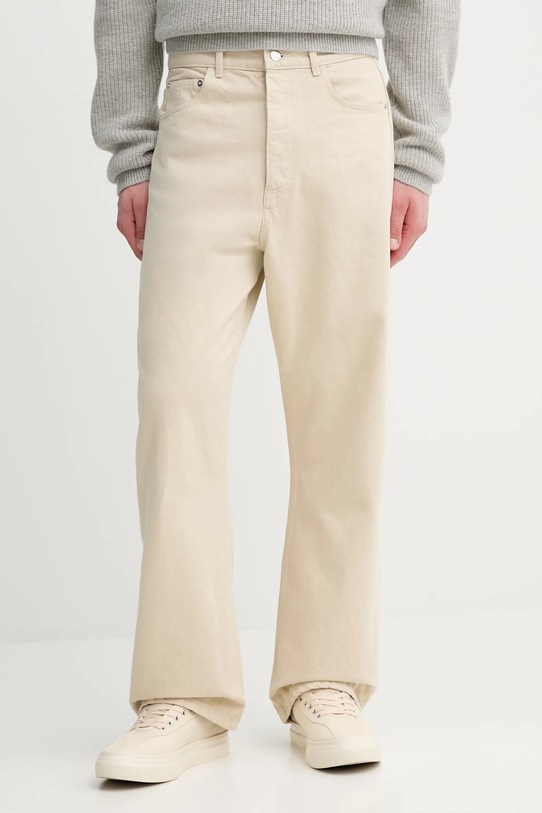 Nanushka jeansy NM25FWJN07273 beżowy NM25FWJN07273