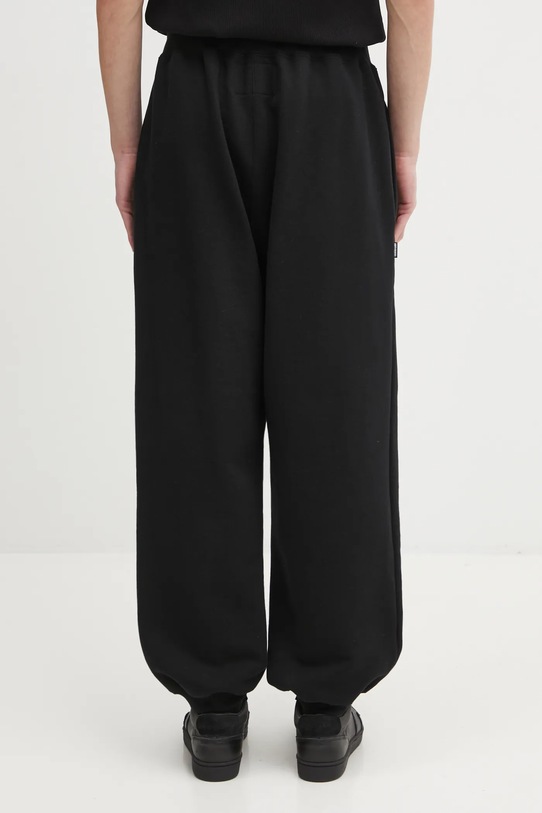 Odzież Wacko Maria spodnie dresowe bawełniane Heavy Weight 25FW.WMC.SP01 czarny