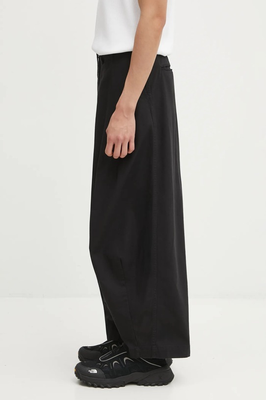 Needles spodnie bawełniane H.D. Military RW238 czarny AW25