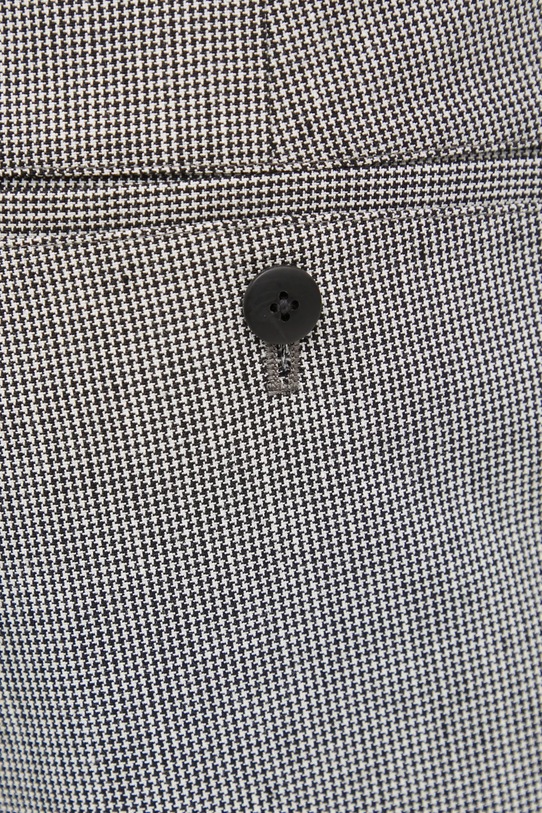 Visvim gyapjú nadrág WIDE SLACKS SANTOME fekete 125205008015