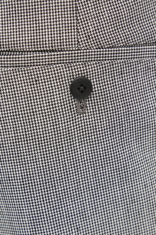 Visvim gyapjú nadrág WIDE SLACKS SANTOME fekete 125205008015