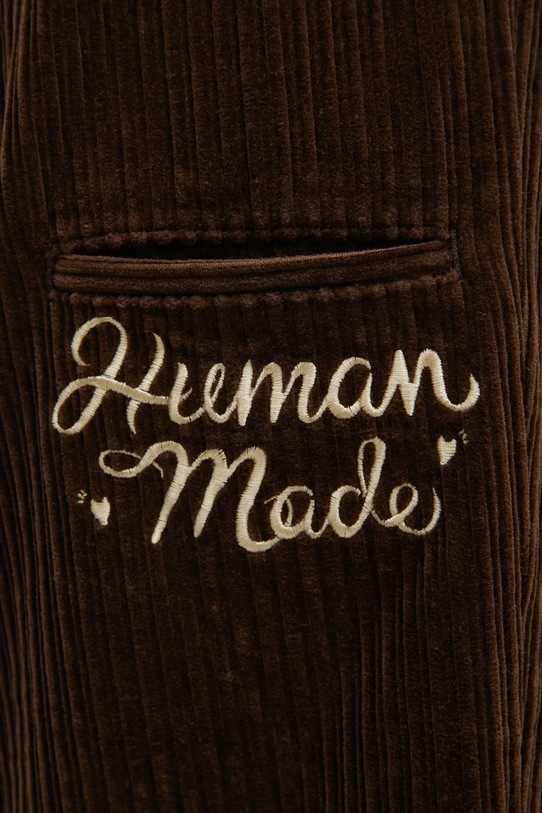 Бавовняні штани Human Made CORDUROY HM30PT008 коричневий