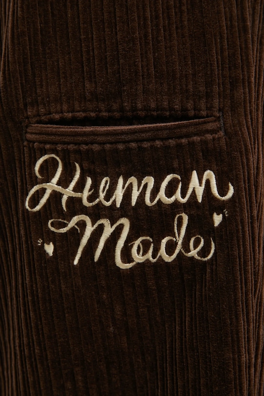 Бавовняні штани Human Made CORDUROY HM30PT008 коричневий