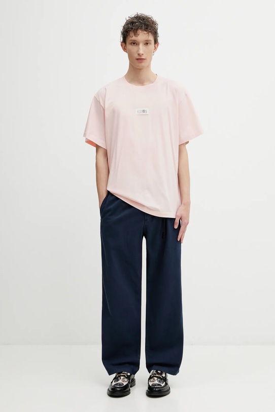 Gramicci spodnie bawełniane GRAMICCI PANT STRAIGHT FIT G116.OGT. granatowy