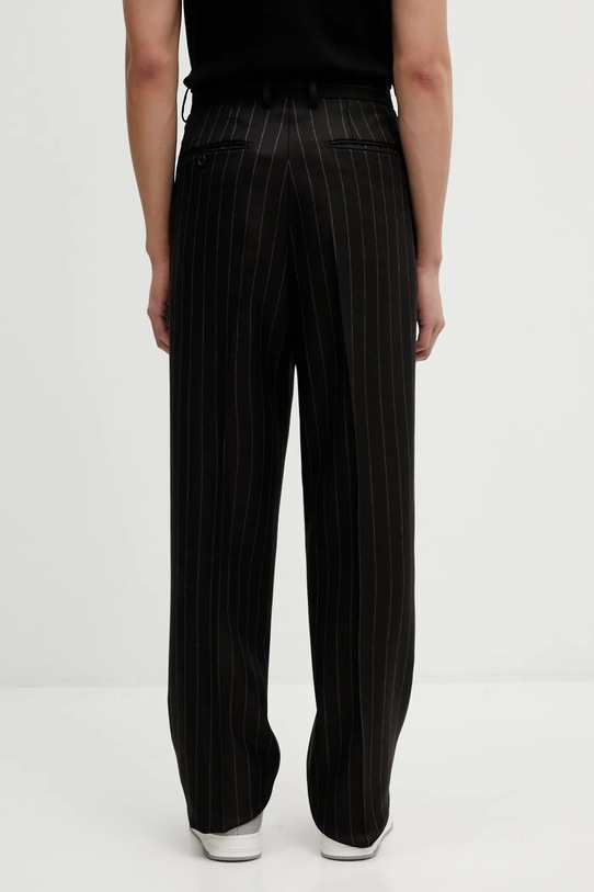 Odzież Wacko Maria spodnie wełniane 25FW.WMP.TR30 czarny