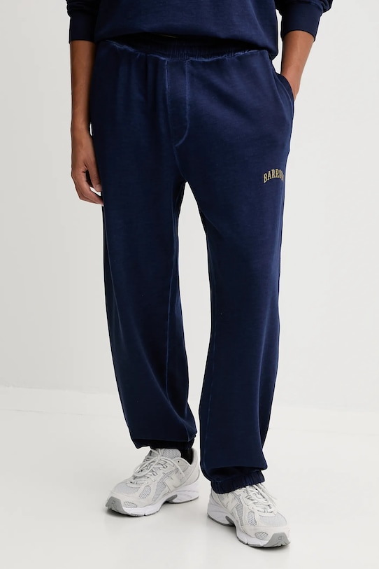 Barrow spodnie dresowe bawełniane bawełna granatowy F5BWUAFP028
