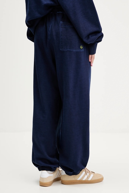 Odzież Barrow spodnie dresowe bawełniane F5BWUAFP028 granatowy