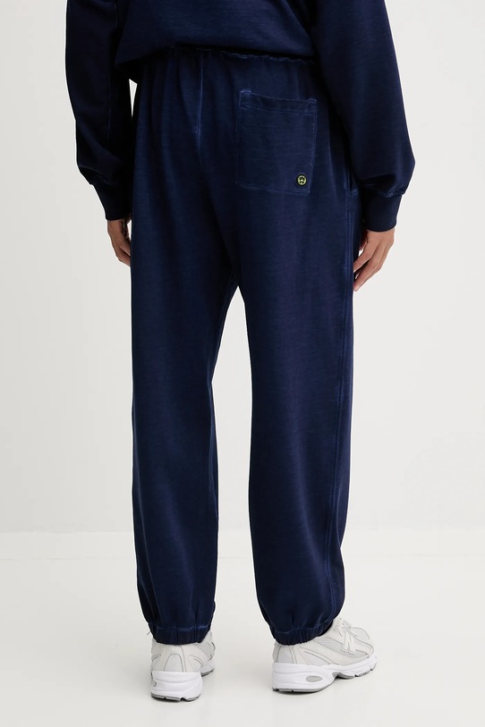 Barrow spodnie dresowe bawełniane F5BWUAFP028 granatowy