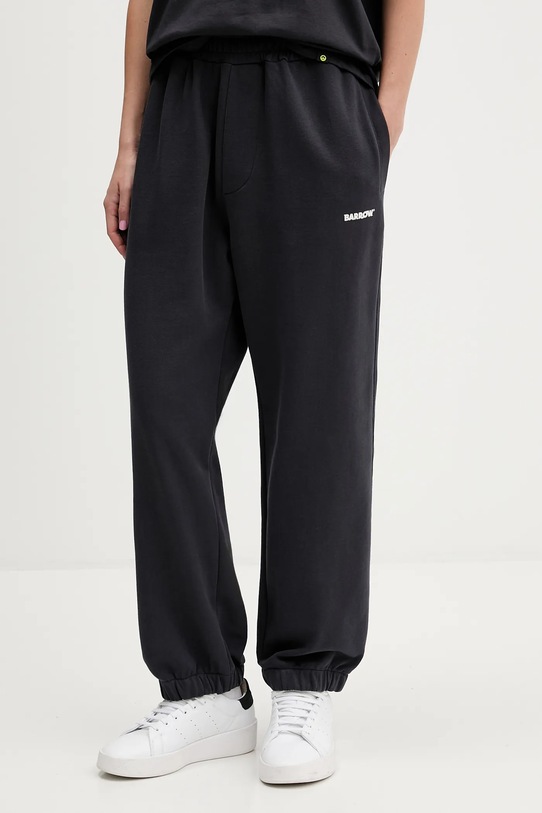Barrow spodnie dresowe bawełniane bawełna szary F5BWUAFP071