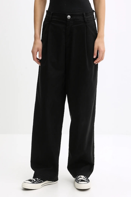 Kaotiko pantaloni AR020.02.K002 negru AW25