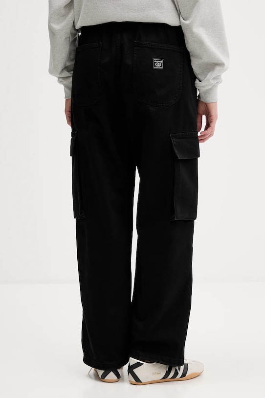 Kaotiko pantaloni de bumbac AR010.01.K002 negru