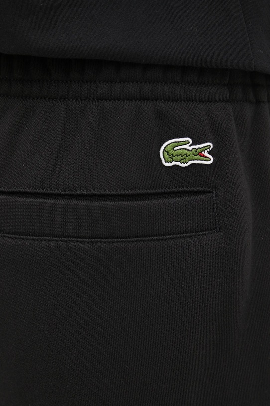 Бавовняні спортивні штани Lacoste XH2724 чорний