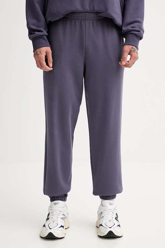 Pangaia spodnie dresowe bawełniane 10000295. fioletowy AW25