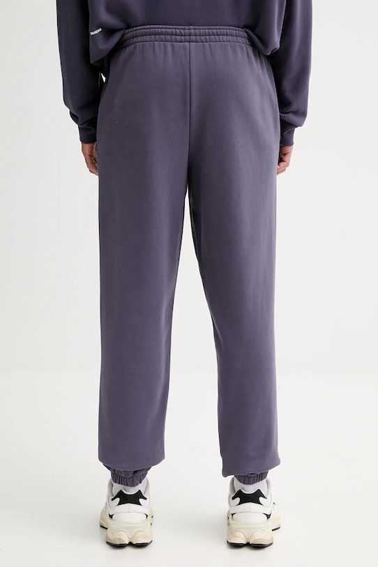 Pangaia spodnie dresowe bawełniane fioletowy 10000295.