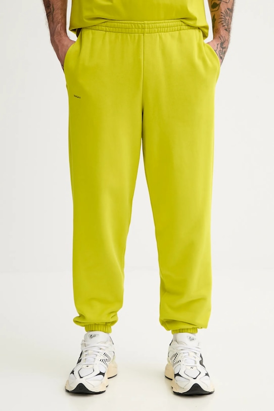 Pangaia spodnie dresowe bawełniane 10000295. zielony AW25