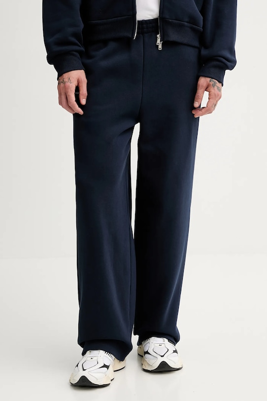 Pangaia spodnie dresowe bawełniane bawełna granatowy 10002676.
