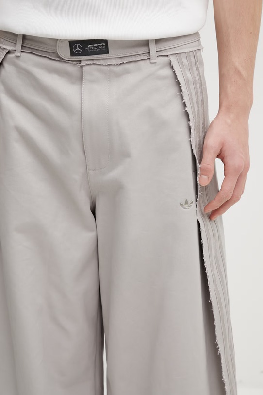 adidas Originals spodnie bawełniane RACE PANT beżowy KD7595