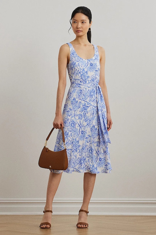 Haljina Lauren Ralph Lauren casual plava 200973375