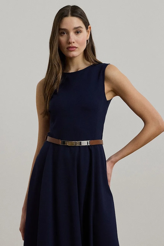 Odzież Lauren Ralph Lauren sukienka 200973402 granatowy