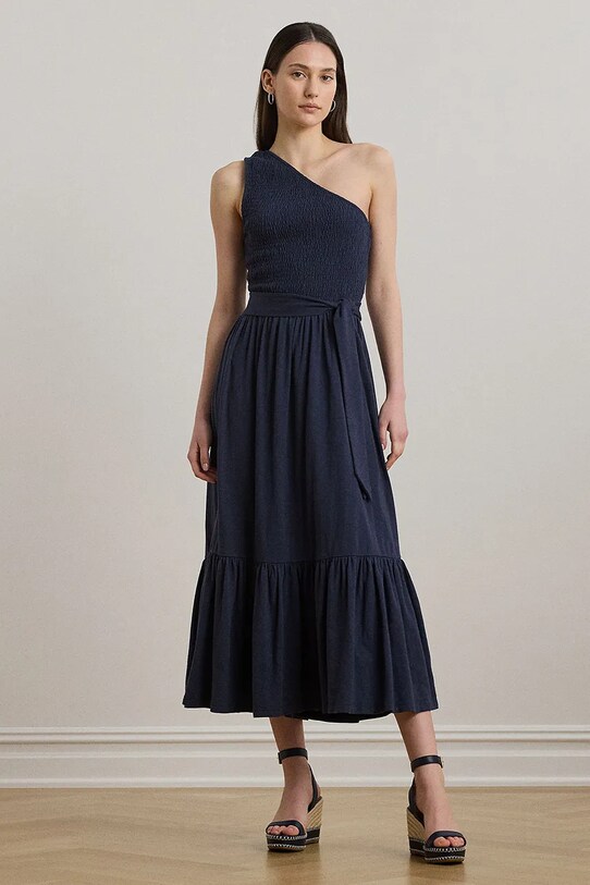 Lauren Ralph Lauren ruha dzsörzé sötétkék 200973608