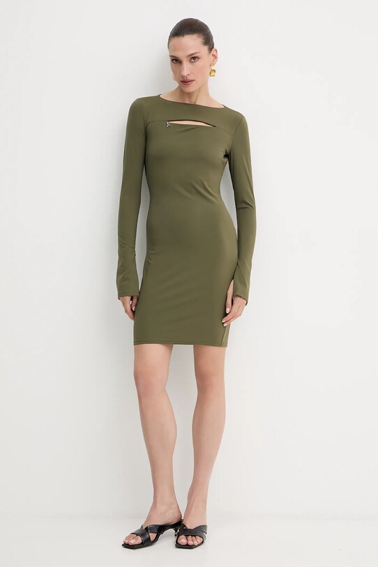 Patrizia Pepe sukienka 8A1496.J129 zielony AW25