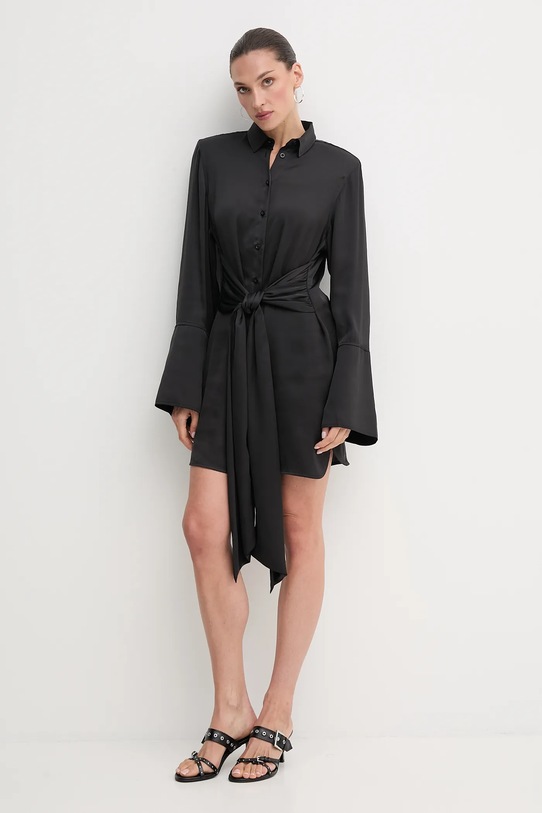 Šaty Rotate 114334100 čierna AW25