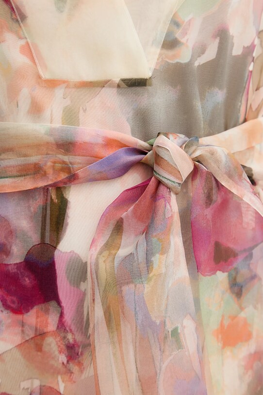 MUNTHE sukienka jedwabna PRIVET 252133125219 beżowy