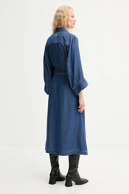Odzież MUNTHE sukienka jeansowa PRESCOTT 252134025207 niebieski