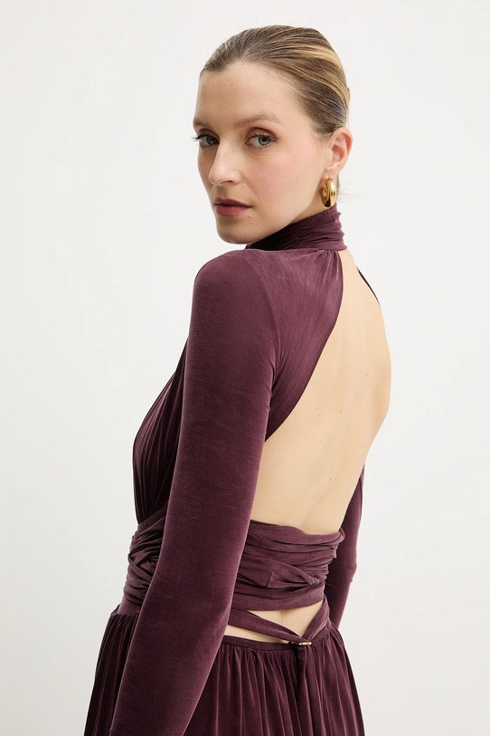 Φόρεμα Elisabetta Franchi ABR1656E2 μπορντό