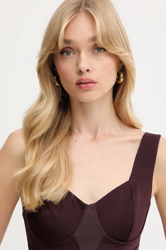 Šaty Elisabetta Franchi burgundské AB81056E2
