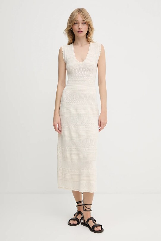 Morgan rochie maxi bej RMALISA
