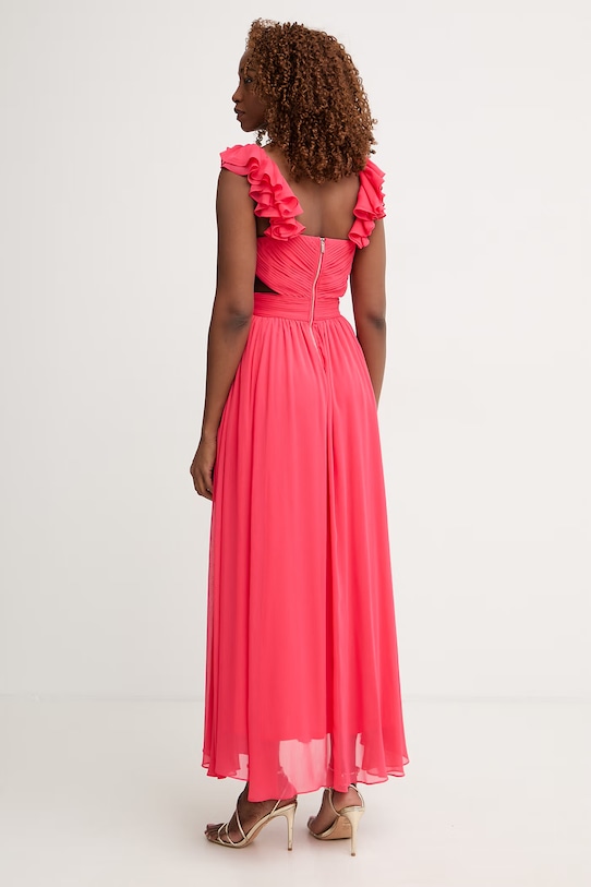 Odzież Morgan sukienka RISSAL pomarańczowy