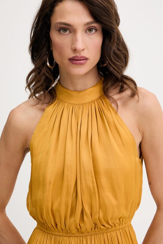 Рокля Morgan жълт RAMAGE