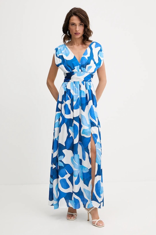 Morgan sukienka wzorzyste niebieski REAU.F