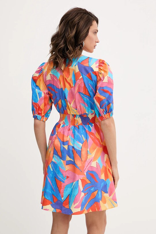 Odzież Morgan sukienka bawełniana RBANA.F pomarańczowy