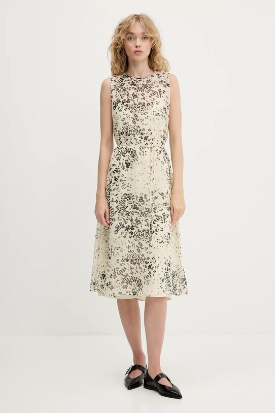 Сукня Calvin Klein LV144C043G бежевий AW25
