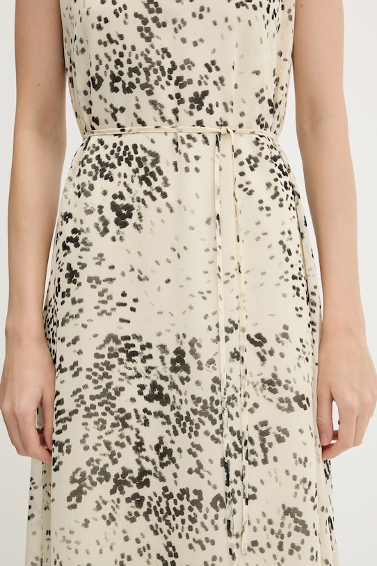Šaty Calvin Klein LV144C043G béžová