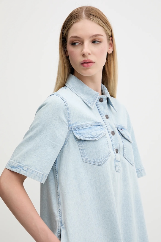 Tommy Jeans rochie jeans albastru DW0DW20519