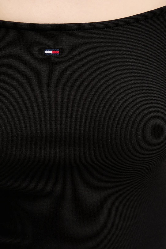 Obleka Tommy Jeans DW0DW20870 črna