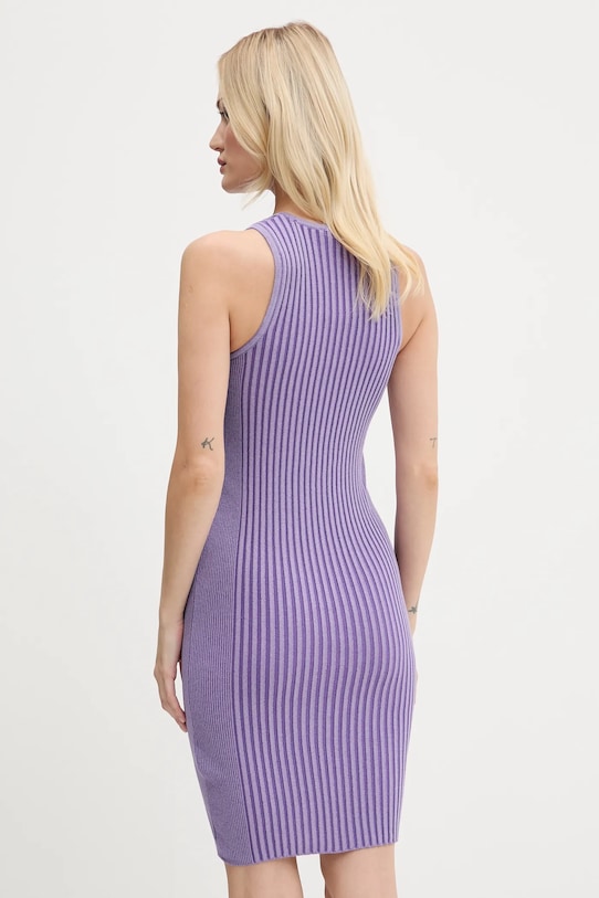 Odzież Tommy Jeans sukienka DW0DW20877 fioletowy