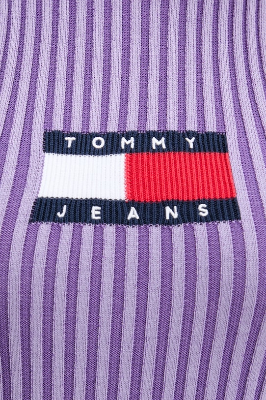 Tommy Jeans sukienka DW0DW20877 fioletowy