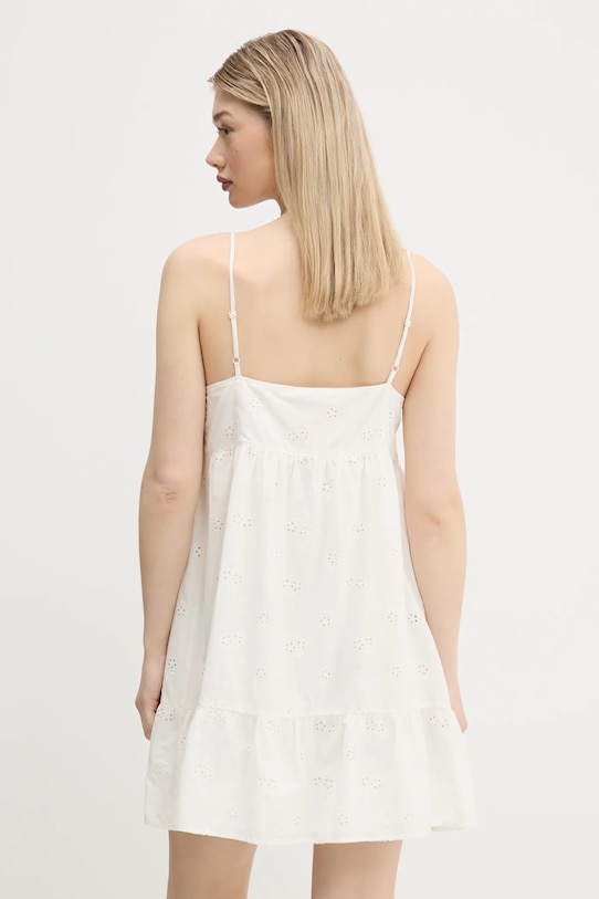 Îmbrăcăminte Tommy Jeans rochie din bumbac DW0DW21165 bej