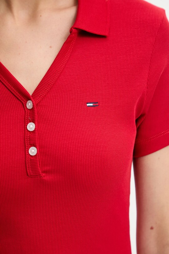Tommy Jeans sukienka DW0DW21172 czerwony