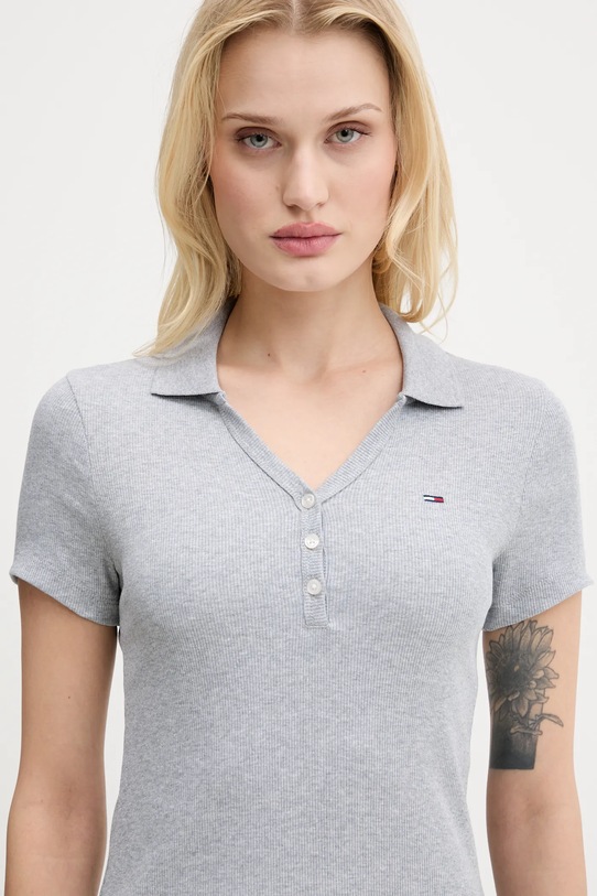 Šaty Tommy Jeans šedá DW0DW21172