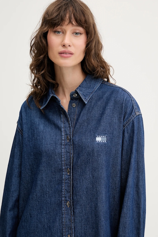 Tommy Jeans rochie jeans DW0DW21420 albastru