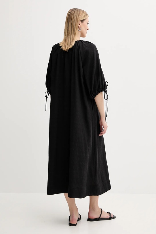 Odzież Samsoe Samsoe sukienka bawełniana SALAGO F25200072 czarny