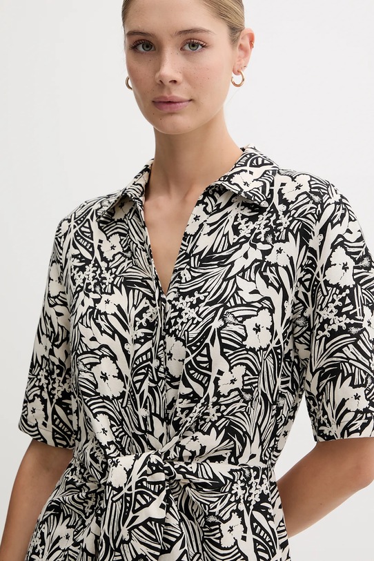 Îmbrăcăminte Tommy Hilfiger rochie din in WW0WW45836 negru