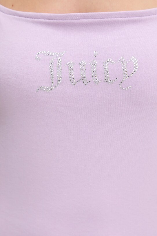 Haljina Juicy Couture HAYLEY MINI DRESS JCWED225304 ljubičasta