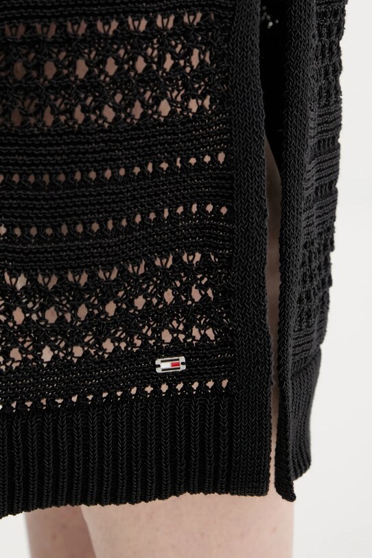Šaty Tommy Hilfiger WW0WW45649 černá