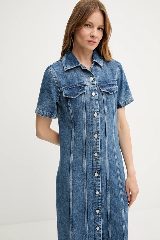 Φόρεμα τζιν Tommy Hilfiger μπλε WW0WW46638